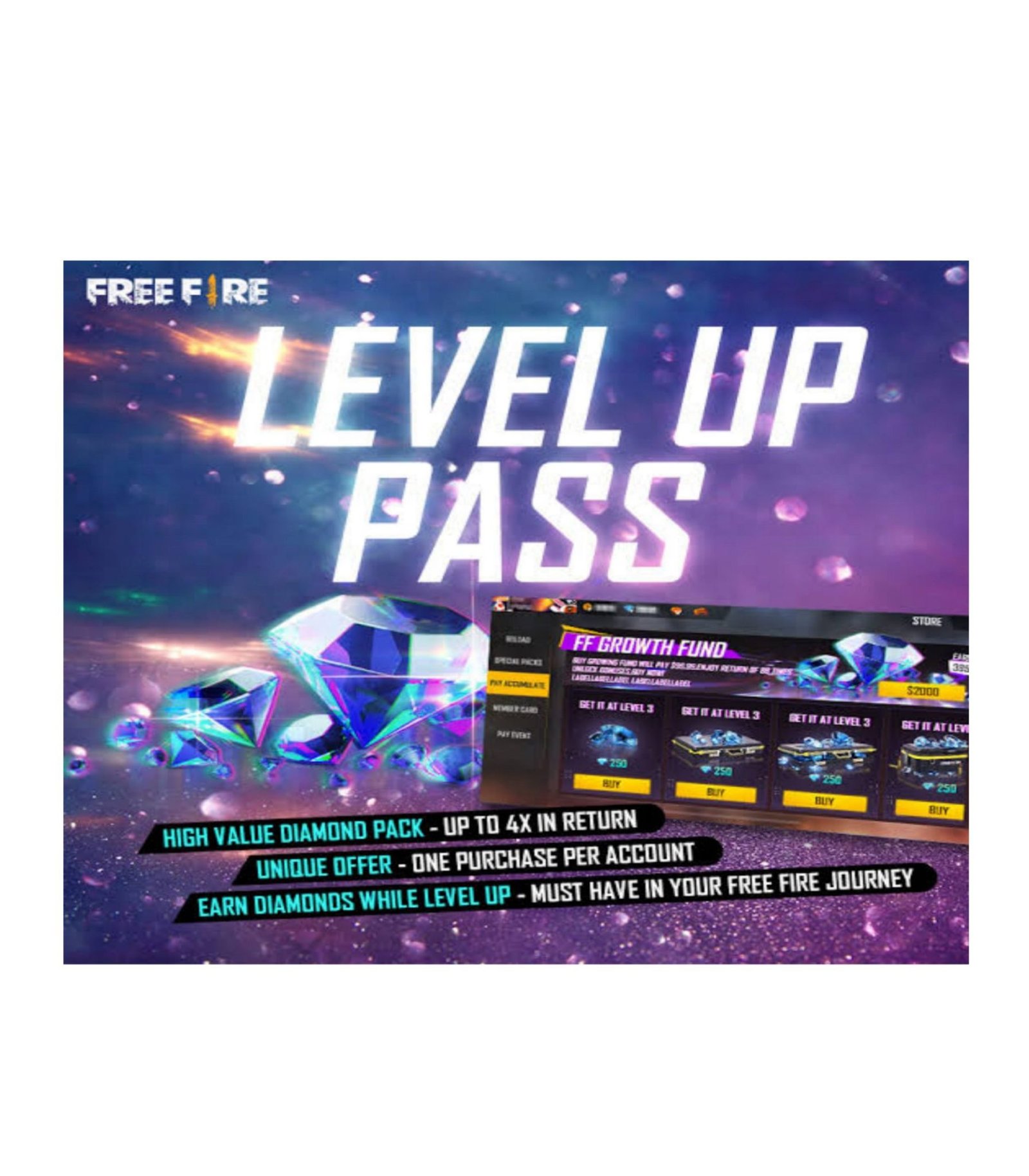 Free Fire Level Up Pass