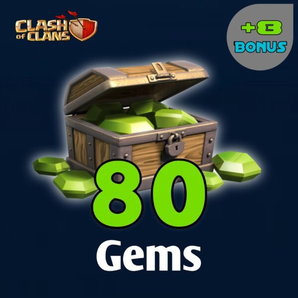 Clash Of Clan 80 Gems