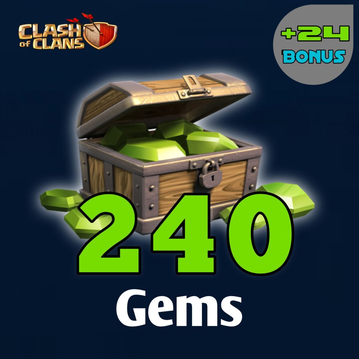 Clash of Clans 240 Gems