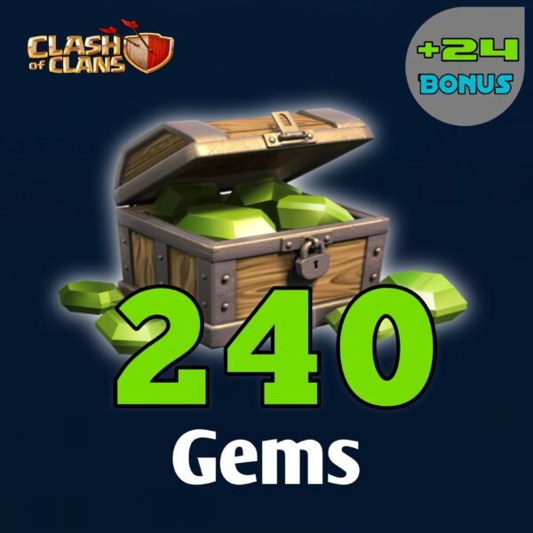 Clash of Clans 240 Gems